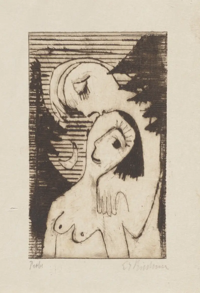 Der Kuss von Ernst Ludwig Kirchner