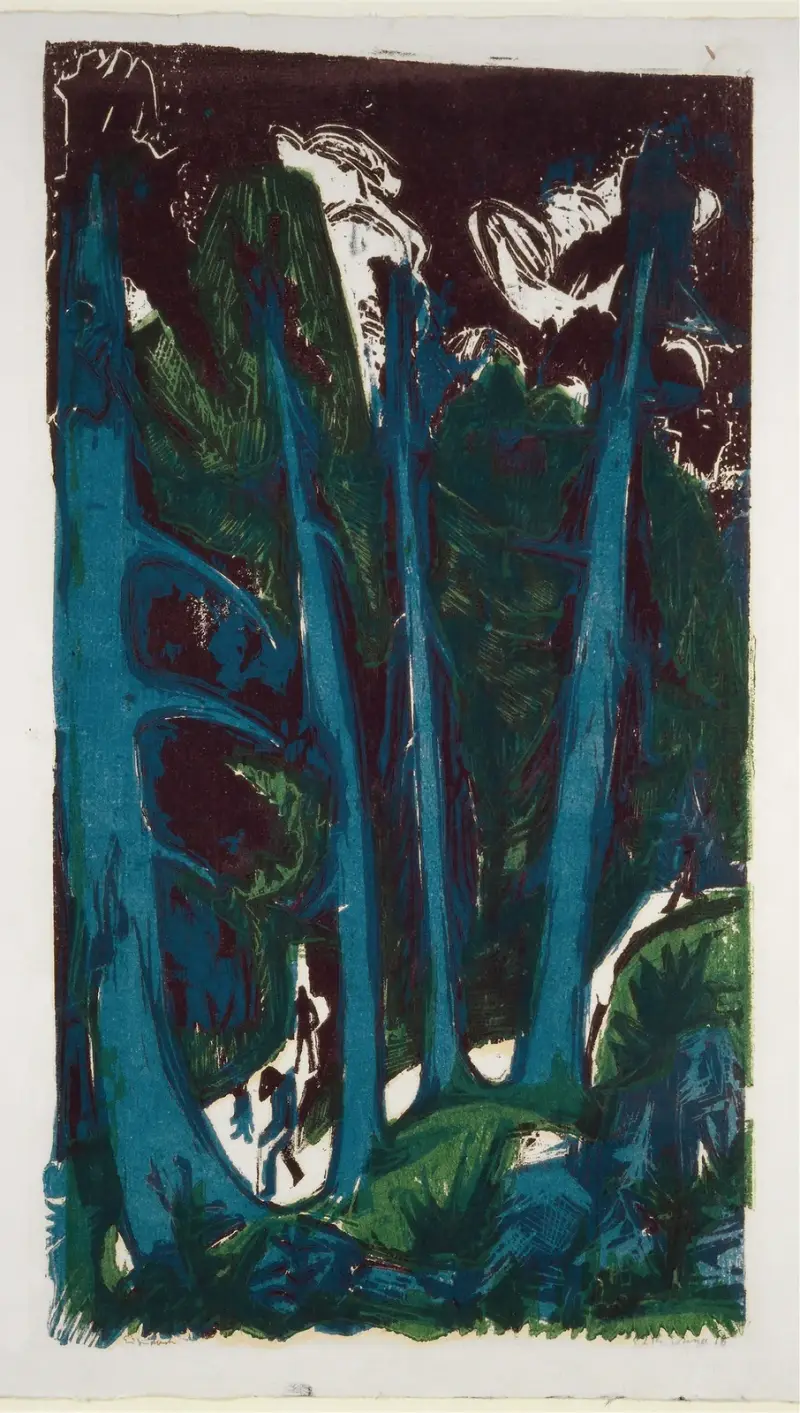 Jodły, Ernst Ludwig Kirchner