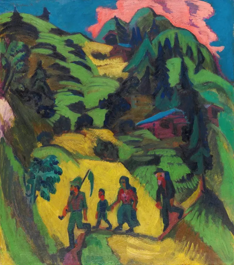 Navracející se žoldnéř, Ernst Ludwig Kirchner