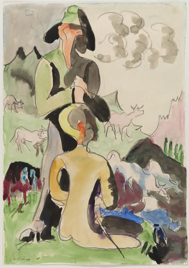 Hirtenknaben von Ernst Ludwig Kirchner