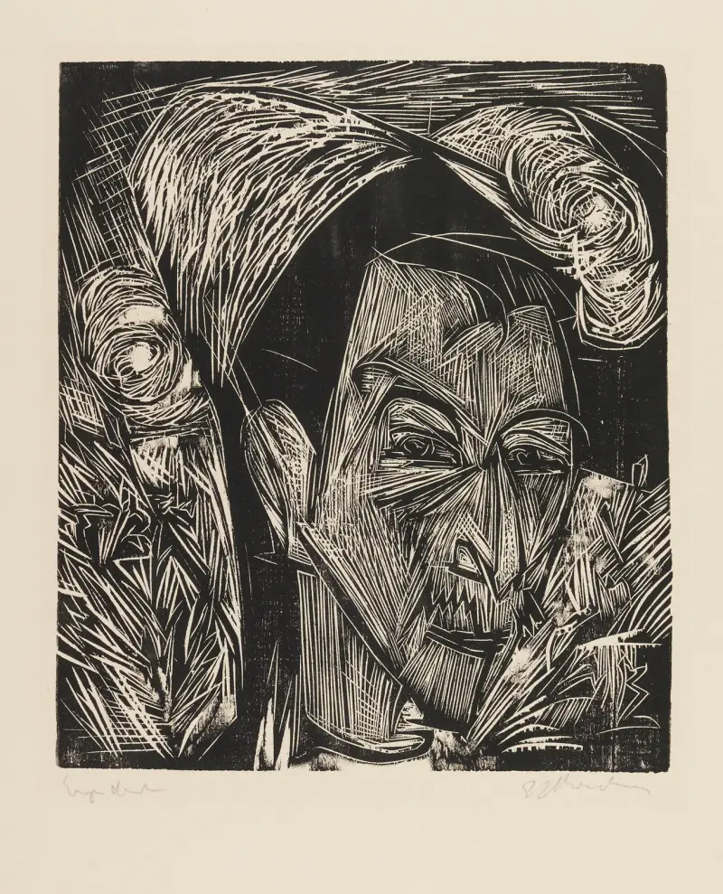 Głowa Davida Müllera, Ernst Ludwig Kirchner