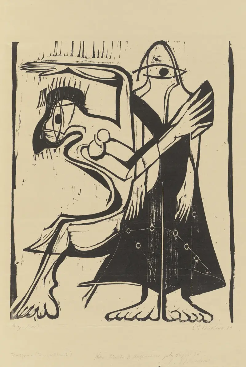 Maskentanz, 1928 von Ernst Ludwig Kirchner