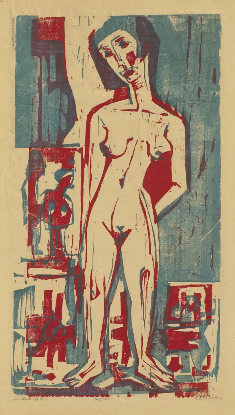 Nackte Lena von Ernst Ludwig Kirchner