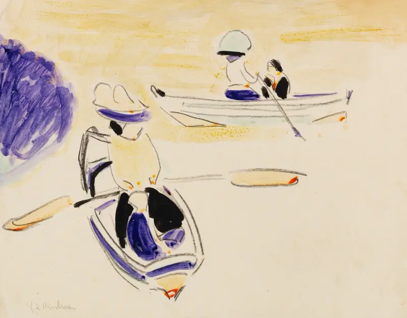 Veslové čluny, Ernst Ludwig Kirchner