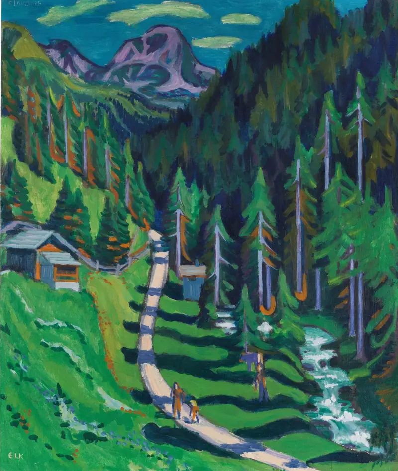 Droga Sertig, Ernst Ludwig Kirchner