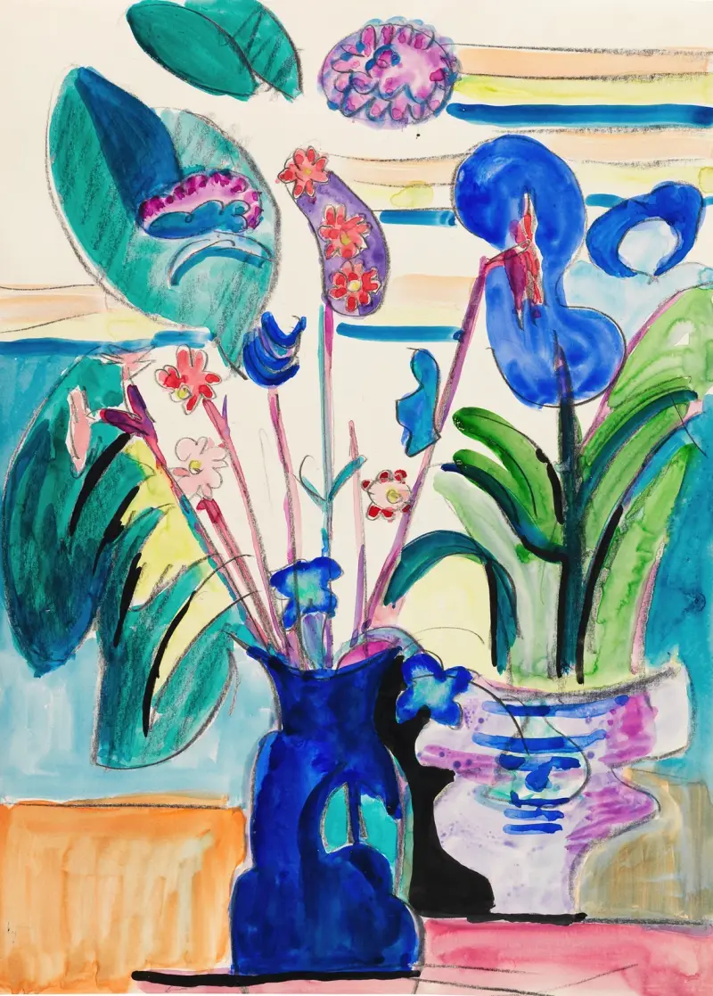 Zátiší s kalami, Ernst Ludwig Kirchner