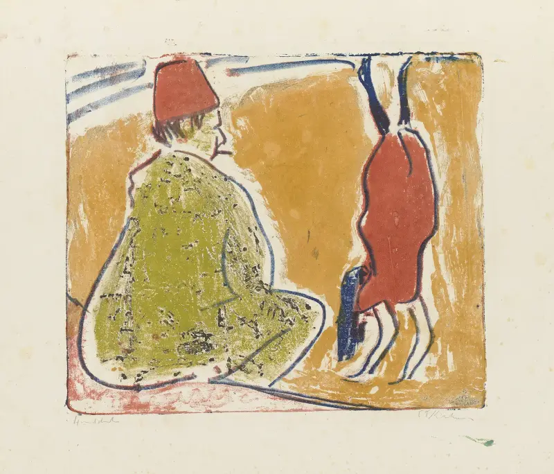 Plážová scéna, Ernst Ludwig Kirchner