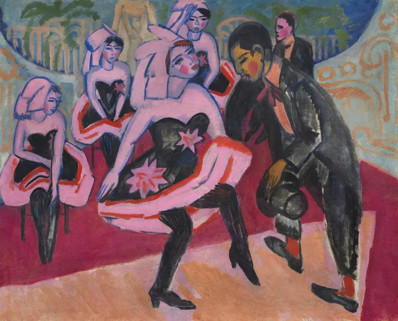Taniec w varieté, Ernst Ludwig Kirchner
