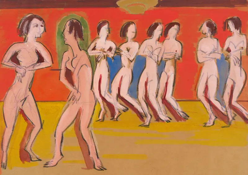 Taneční škola Wigman, Ernst Ludwig Kirchner