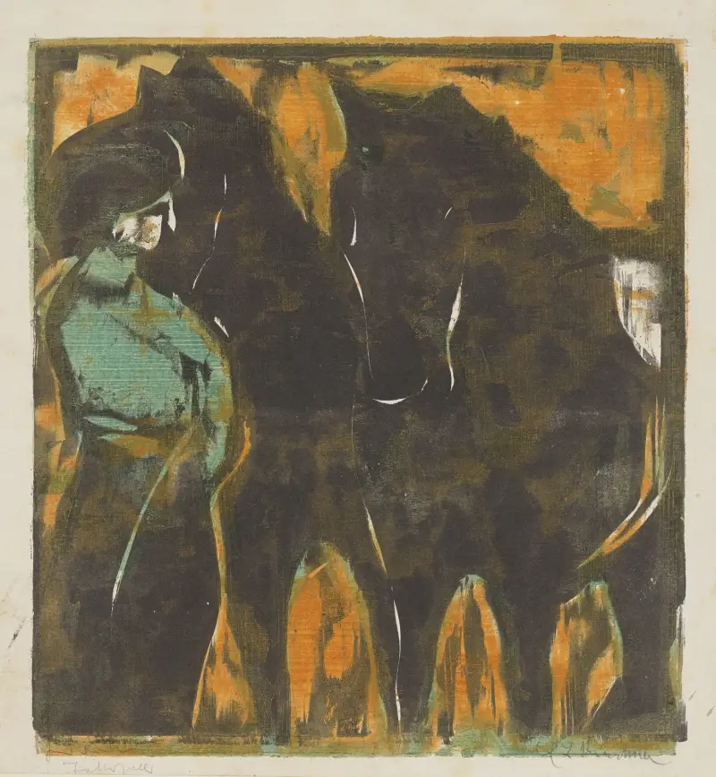 Tattersall von Ernst Ludwig Kirchner