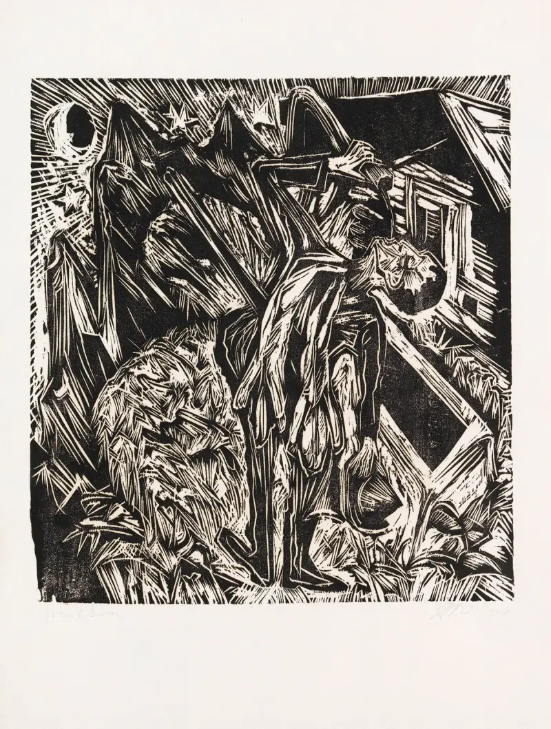 Trinkender Jäger von Ernst Ludwig Kirchner