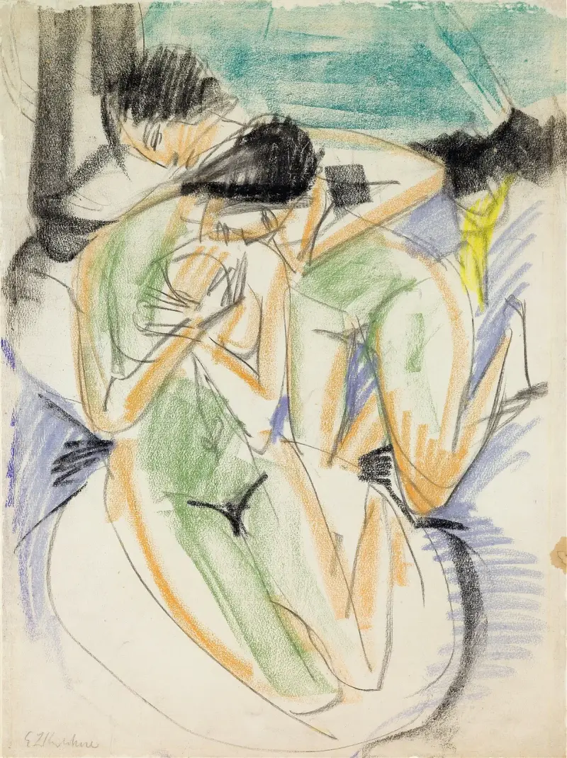 Dvě nahé ženy, Ernst Ludwig Kirchner