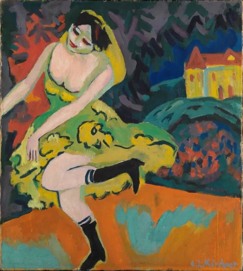 Varietédansös, Ernst Ludwig Kirchner