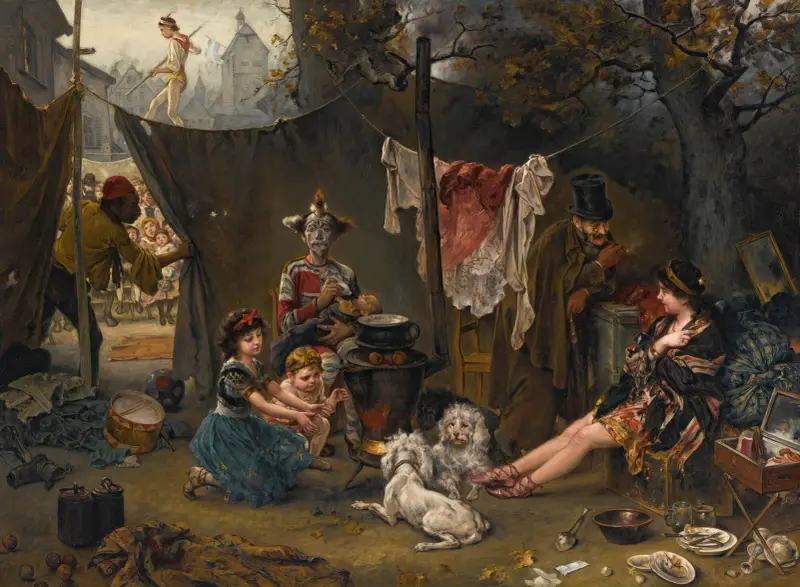 Za oponou, Ludwig Knaus