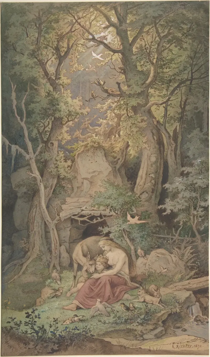 Genoveva, Adrian Ludwig Richter