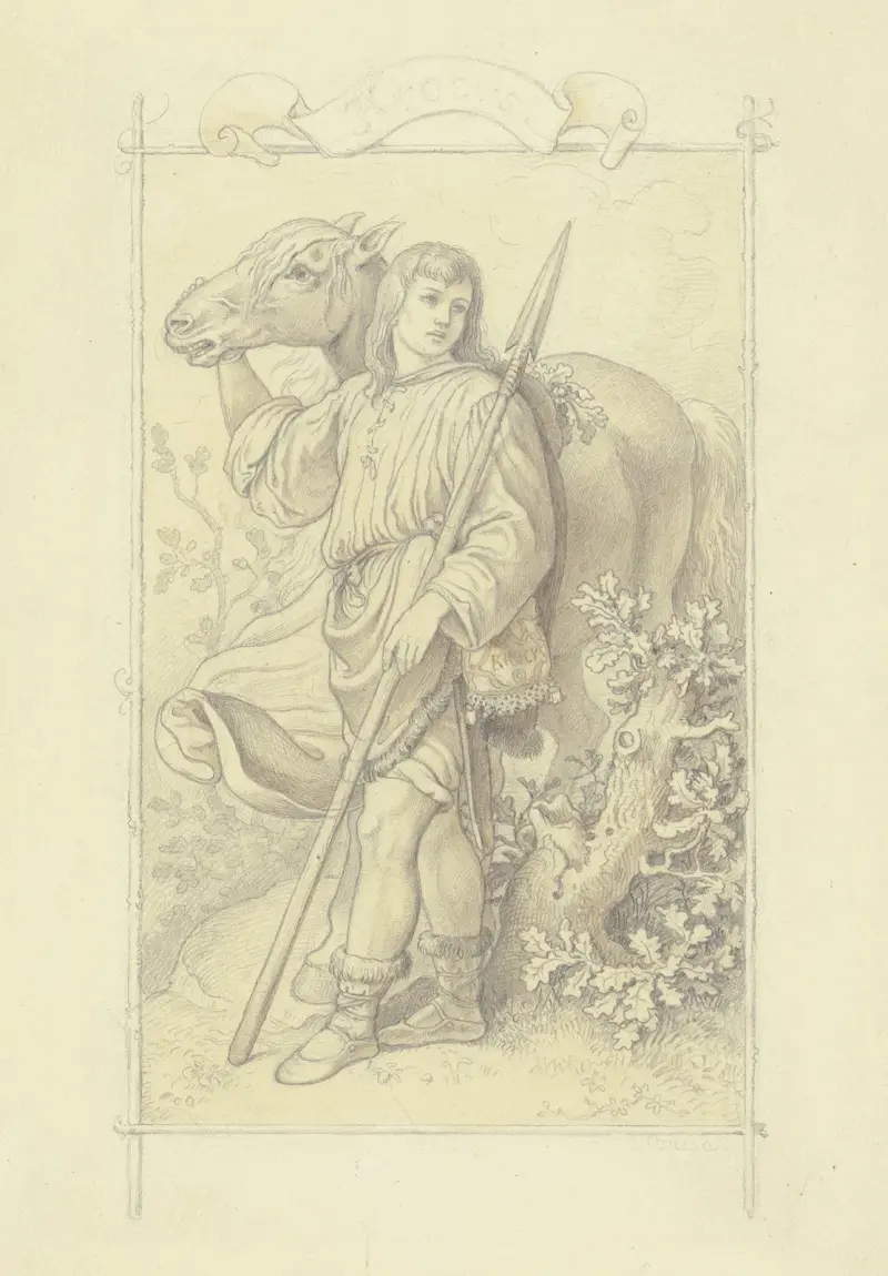 Krokus von Adrian Ludwig Richter