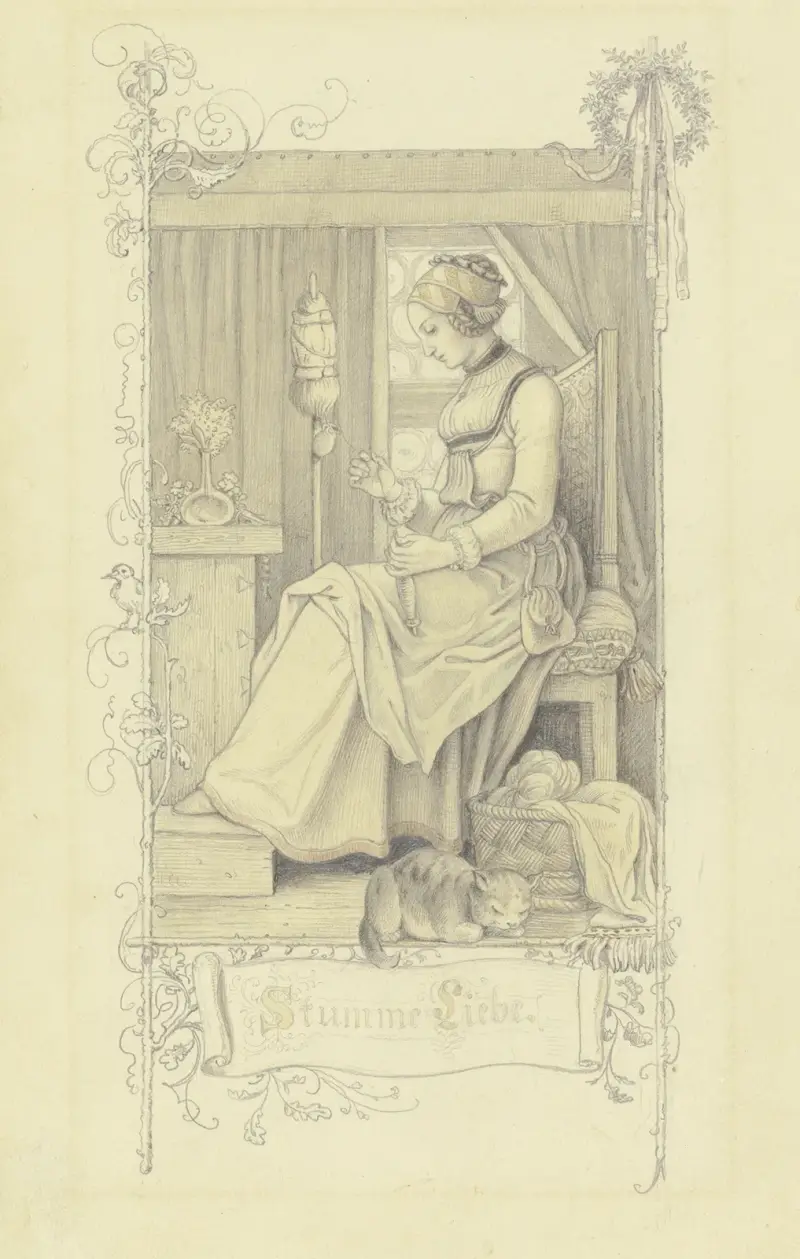 Stille Liebe von Adrian Ludwig Richter