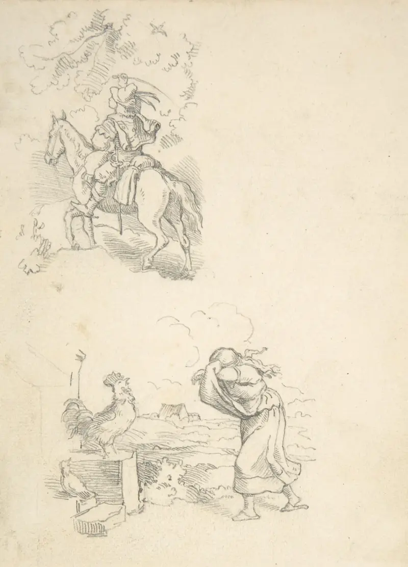 Two Designs for Illustration, Adrian Ludwig Richter