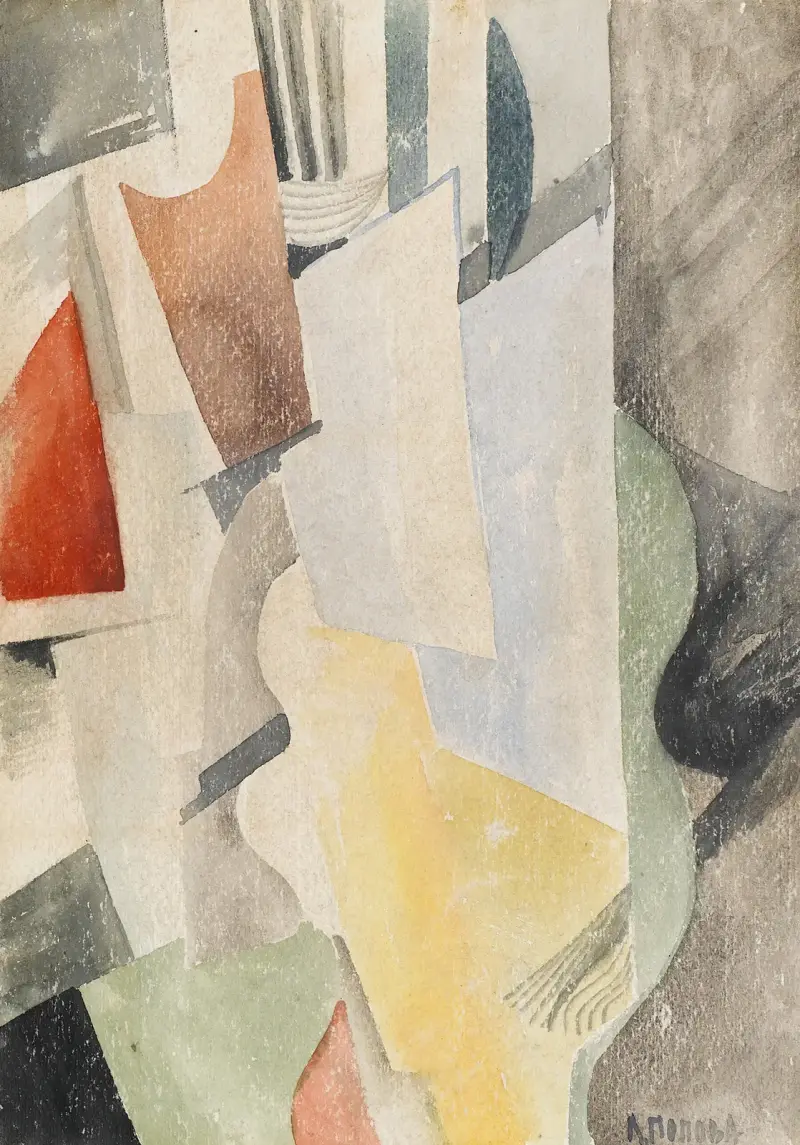 Studium kubistyczne – nr 2, Lyubov Popova