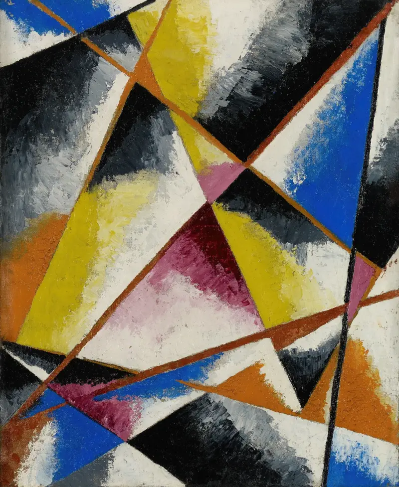 Ohne Titel (Kompositionen), 1916 von Lyubov Popova