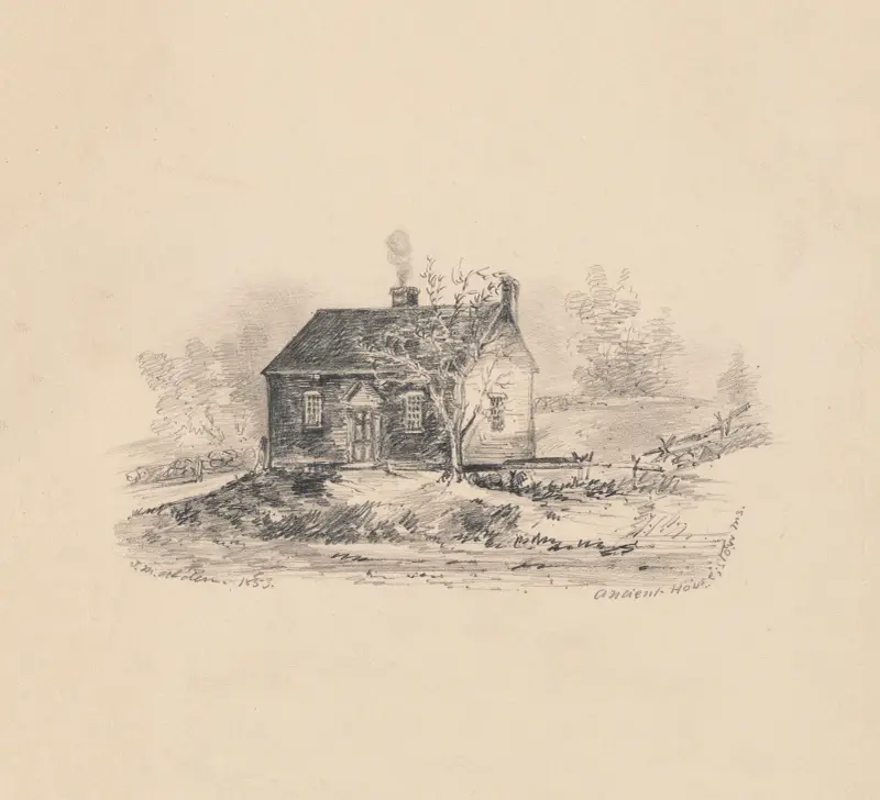 Ancient House, Stow Mts. av James Madison Alden