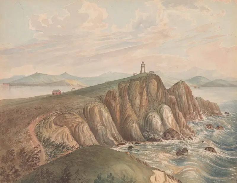 Von Pt. Boneta – Einfahrt in die Bucht von San Francisco von James Madison Alden