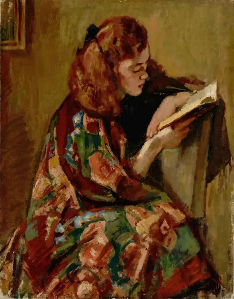 Dziewczynka czytająca, Magnus Enckell