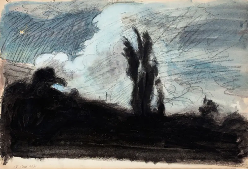 Noční krajina, Magnus Enckell