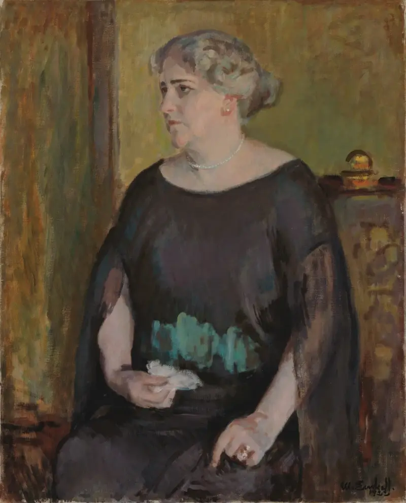 Porträtt av fru Lydia Keirkner av Magnus Enckell