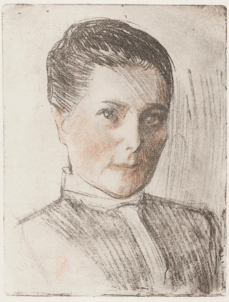 Porträtt av Sophie Aminoff av Magnus Enckell