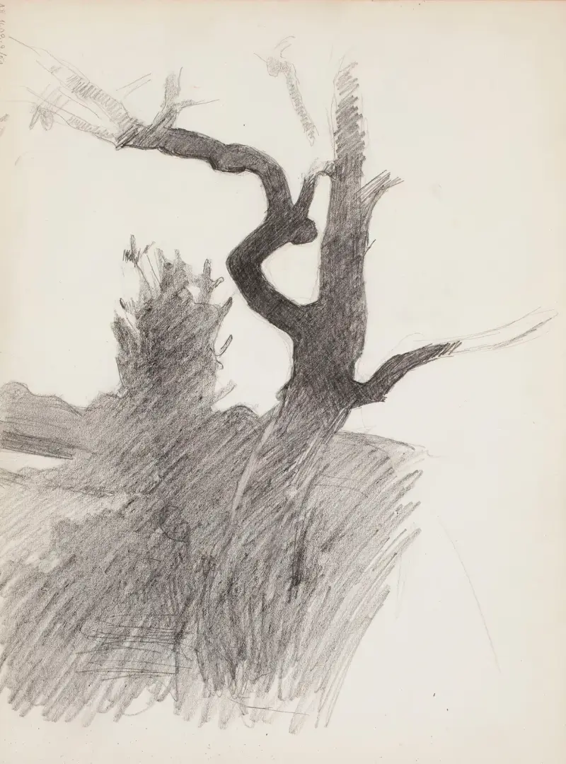 Baumstamm von Magnus Enckell