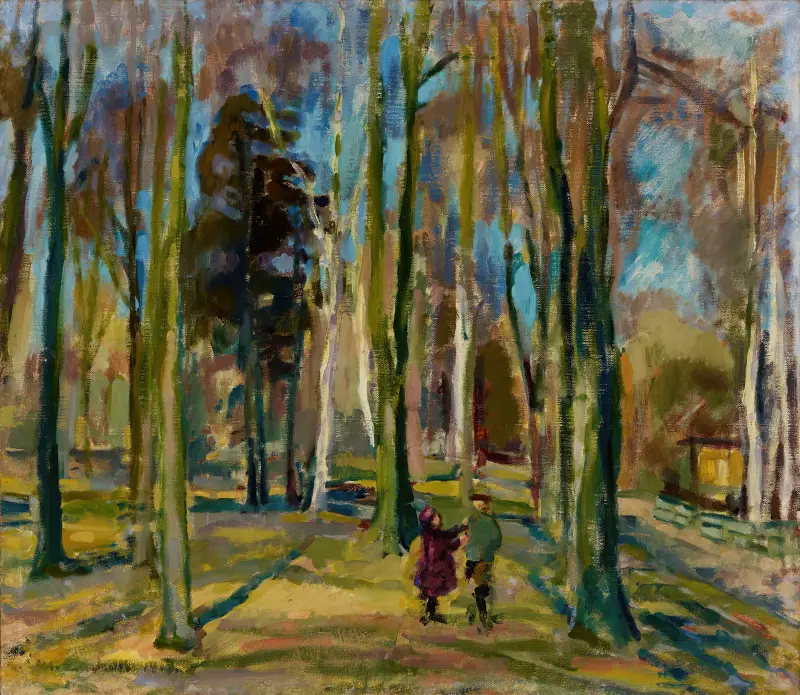 Utsikt från Kaivopuisto av Magnus Enckell