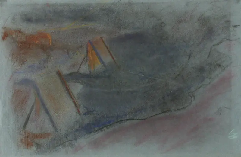 Arbetshäst, studie av Magnus Enckell