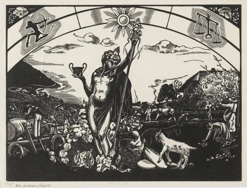Herbst, Allegorie von Marc Gonthier