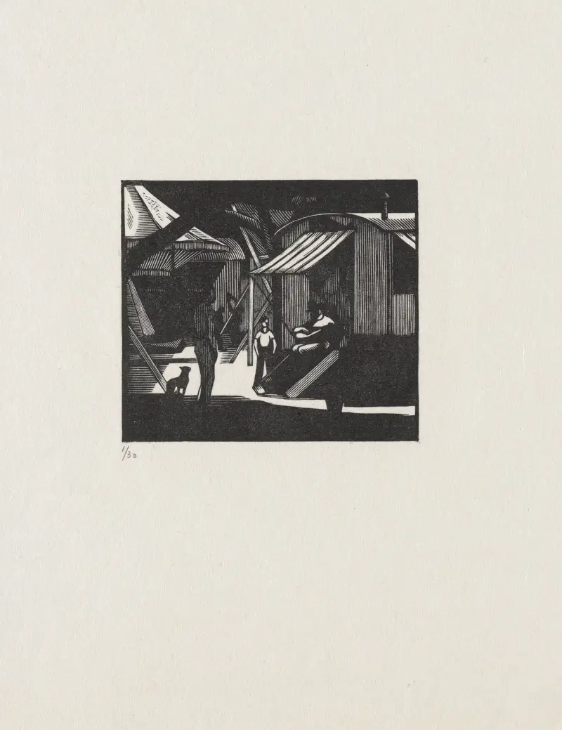 Baraque au chat von Marc Gonthier