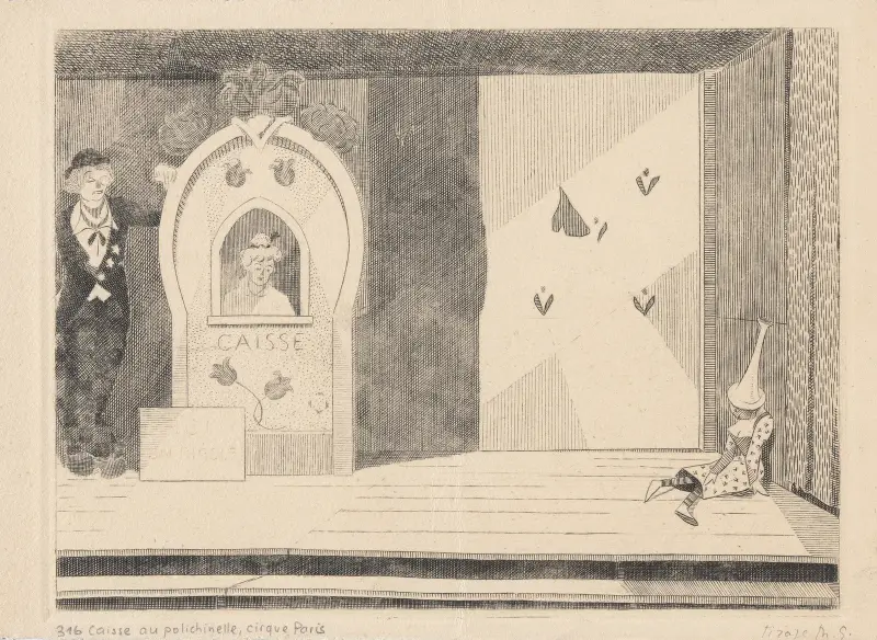Caisse au polichinelle, cirque, Pari av Marc Gonthier
