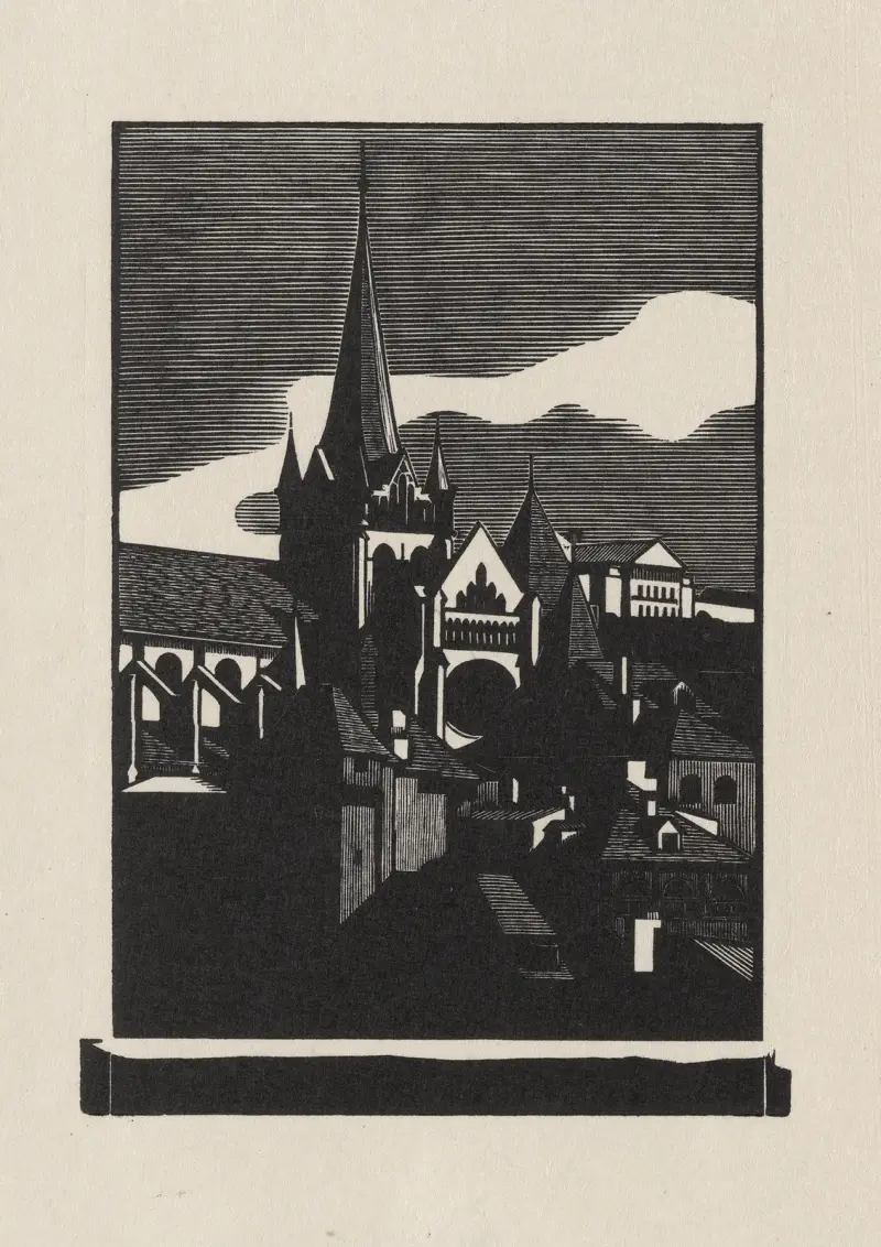 Katedralen, Lausanne av Marc Gonthier