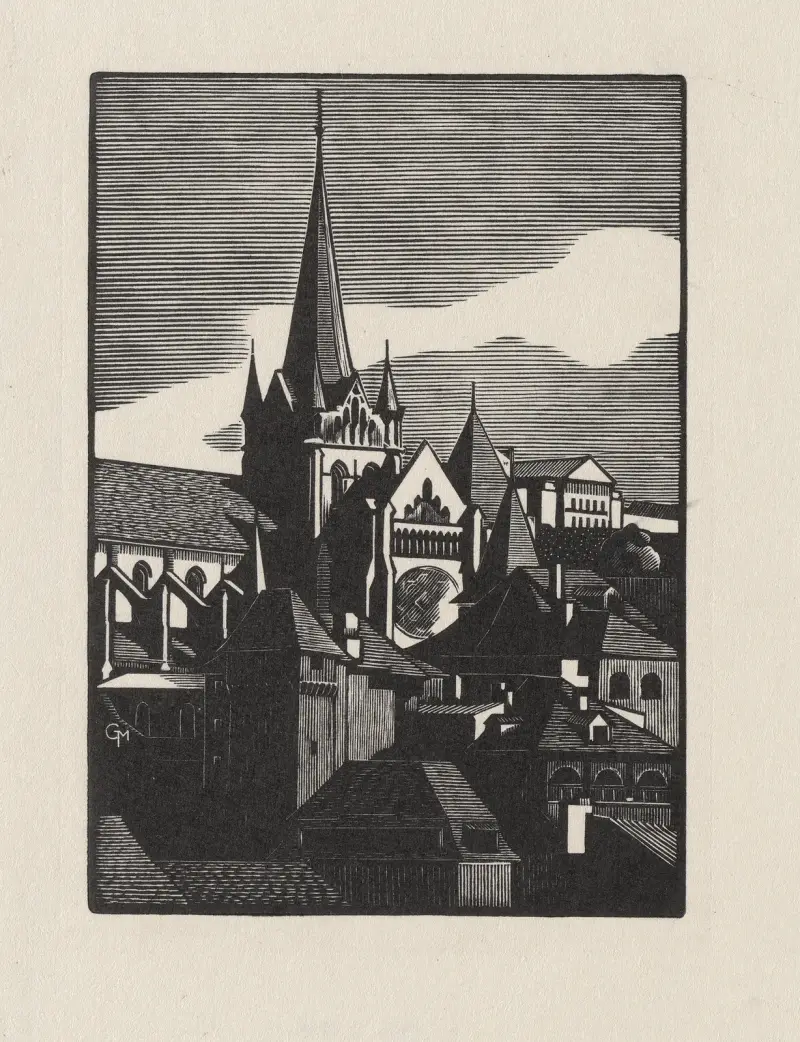 Katedralen i Lausanne av Marc Gonthier