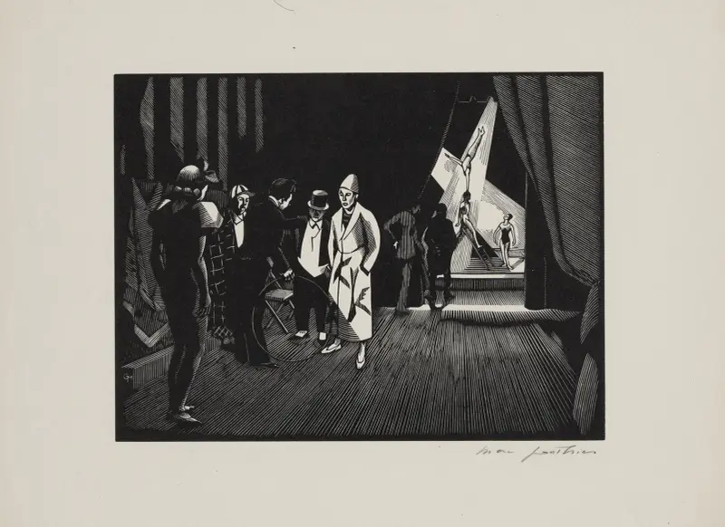 Coulisse de cirque von Marc Gonthier