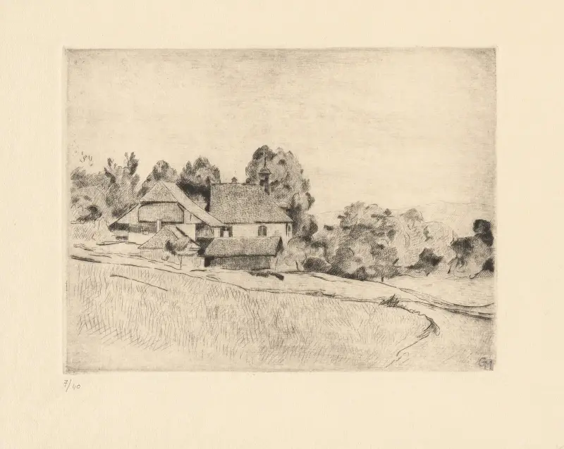 Lantkyrka av Marc Gonthier