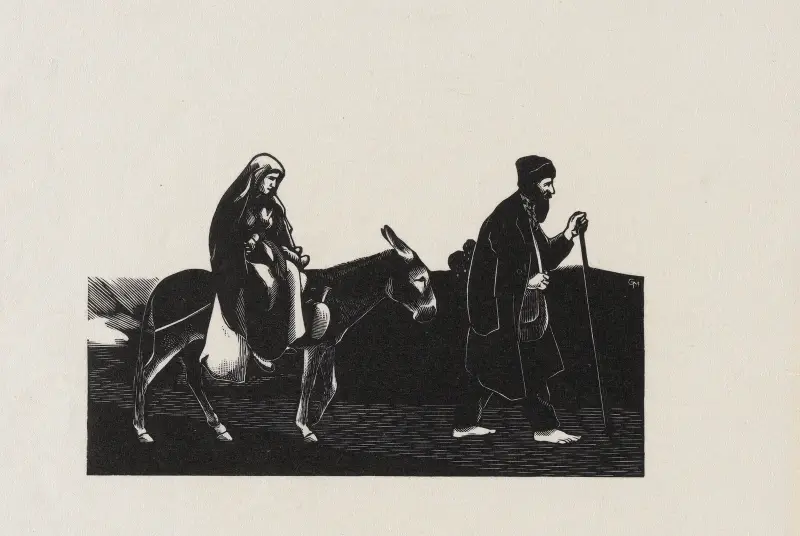 Die Flucht nach Ägypten, 1920 von Marc Gonthier