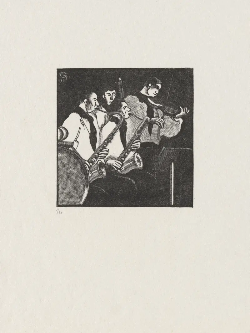 Jazzmusiker av Marc Gonthier
