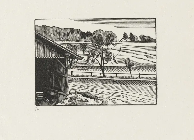 La grange à l’arbre av Marc Gonthier
