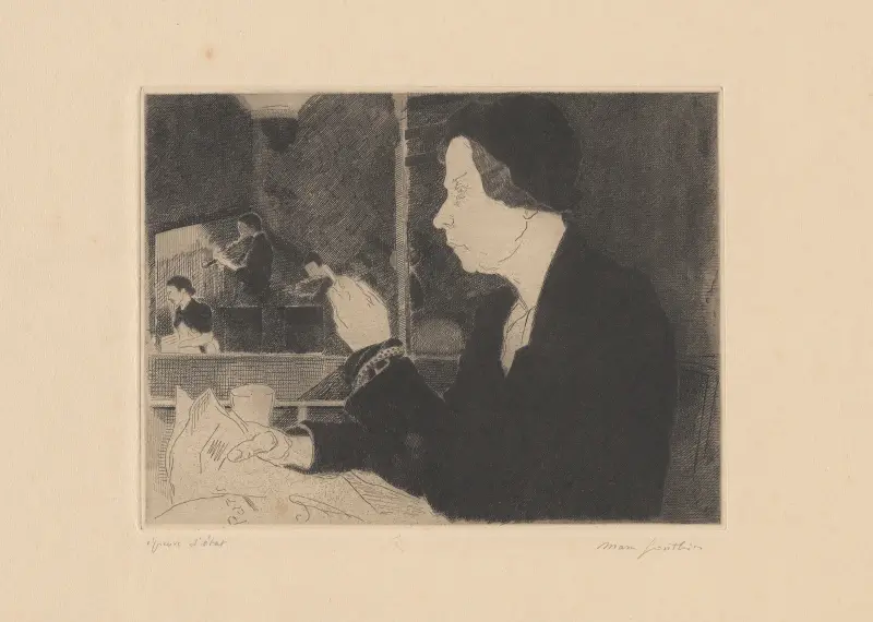 L’artiste Sophy Giauque, peintre av Marc Gonthier