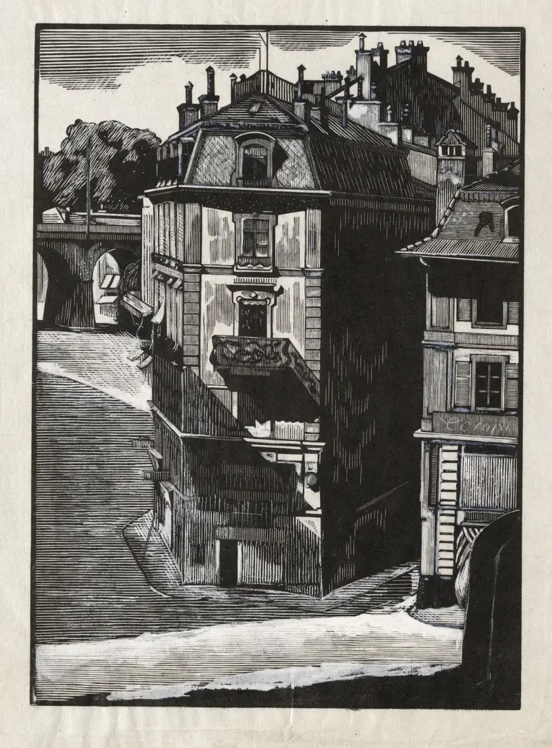 Lausanne, Place Pépinet (ancienne) av Marc Gonthier