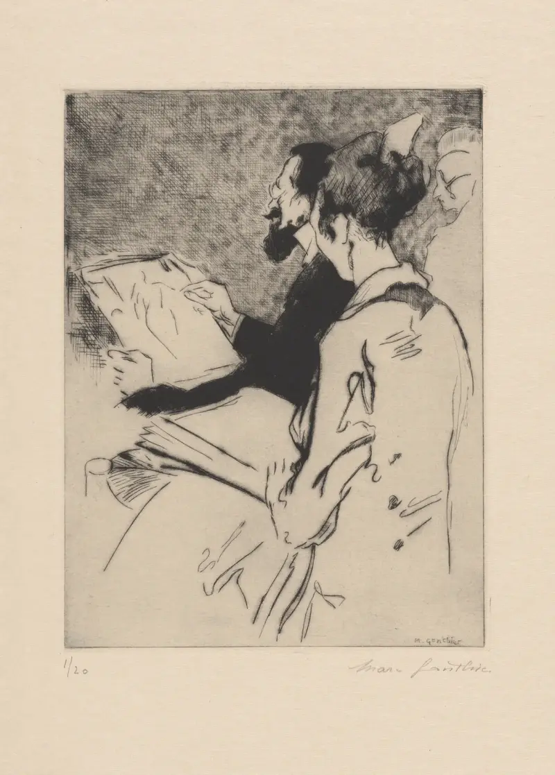 Le dessinateur von Marc Gonthier