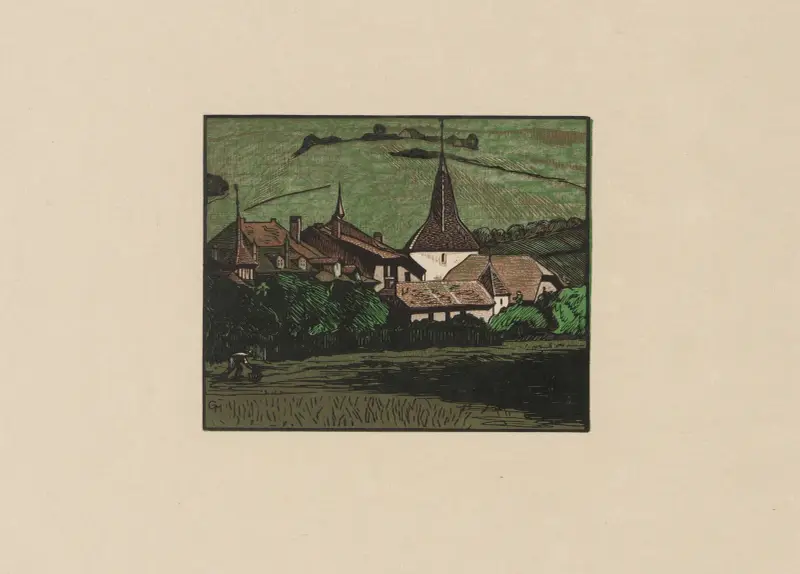 Le Landeron (en couleur) von Marc Gonthier