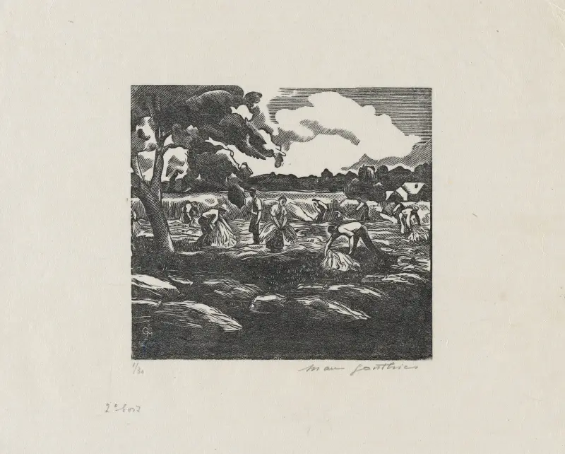 Les moissons von Marc Gonthier