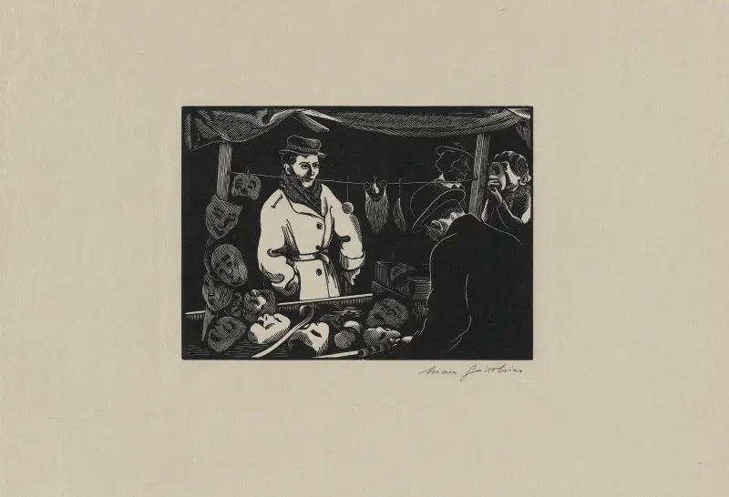 Marchand de masques av Marc Gonthier