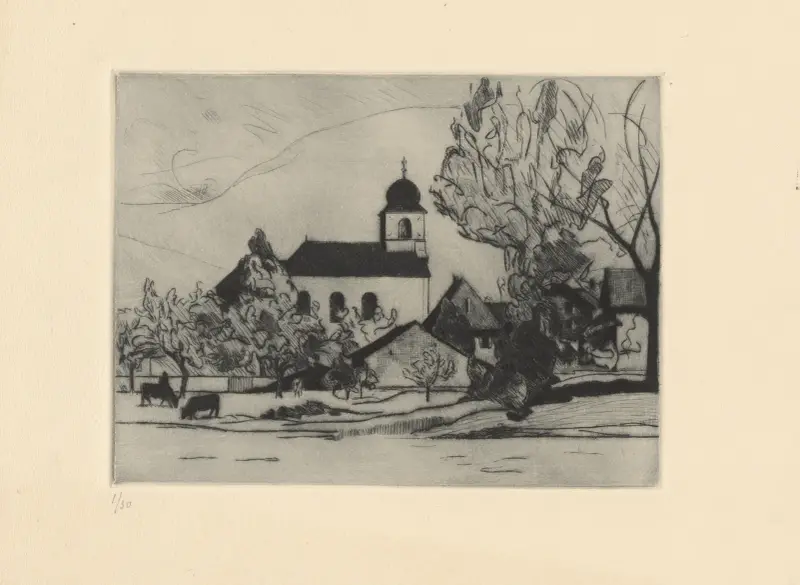 Massongex, kyrka av Marc Gonthier